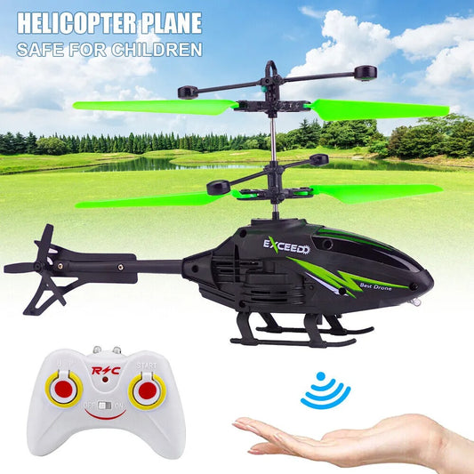 Remote Control LED Helicopter Toy – Electric RC Flying Airplane for Kids (Boys & Girls)